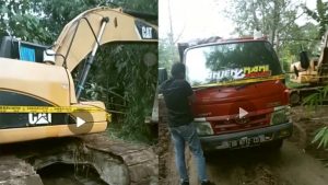 Alat Berat dan Truk di Matuari Dipolice Line, Polres Bitung Sebut Operasi Galian C Ilegal