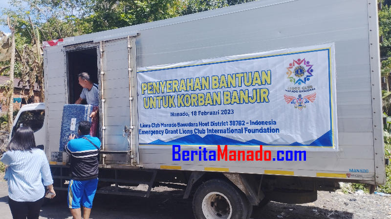 Lions Club International Foundation Bantu Warga Manado yang Terdampak Bencana
