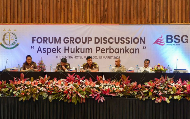 BSG Gandeng Kejati Sulut Gelar FGD, Cegah Tindak Pidana Korupsi di Sektor Perbankan
