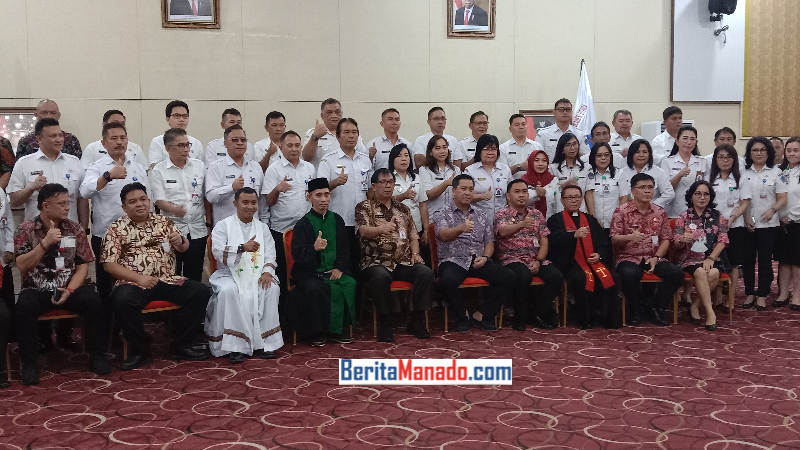 Lantik Administrator dan Pengawas, Steven Kandouw: Jadilah Kristal Bukan Pece