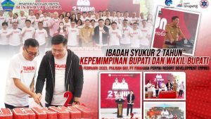 Joune Ganda – Kevin Lotulung Rayakan 2 Tahun Kepemimpinan di Minahasa Utara