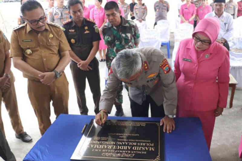 Sarat Toleransi, Irjen Pol Setyo Budiyanto Resmikan 2 Tempat Ibadah di Mapolres Bolmong