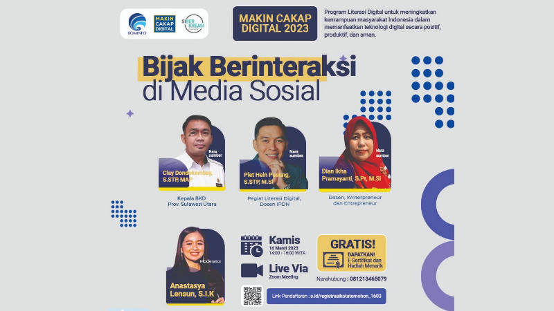 Kominfo Ajak Masyarakat Sulut Bijak Berinteraksi di Media Sosial