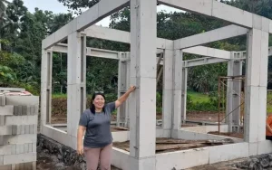 Ini Progres Pembangunan Huntap di Kabupaten Minahasa Selatan