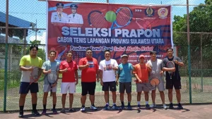 Tiga Petenis Putra Lolos Seleksi Pra-PON Sulut