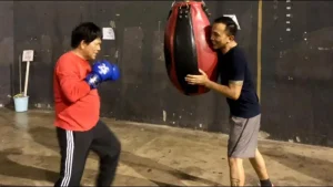 Andi Silangen Latihan Tinju Bersama Atlet, Beri Motivasi Jelang Pra PON