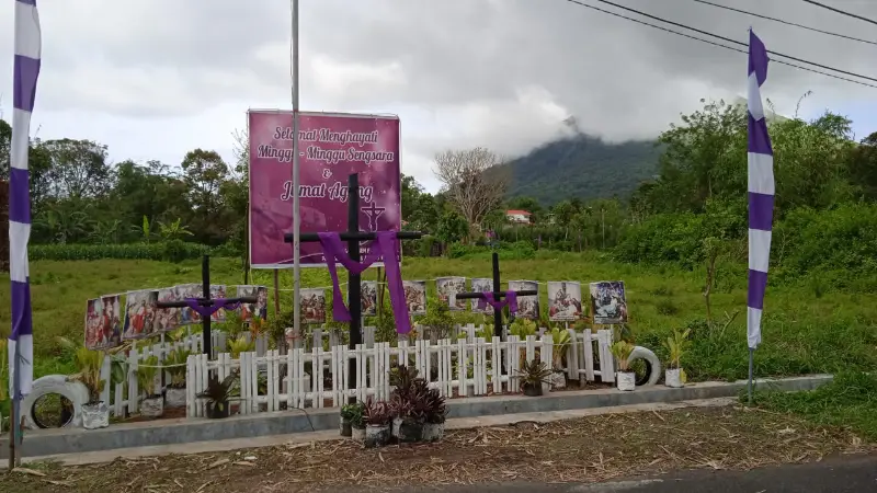 Antusiasme Warga Tomohon Menyambut Paskah
