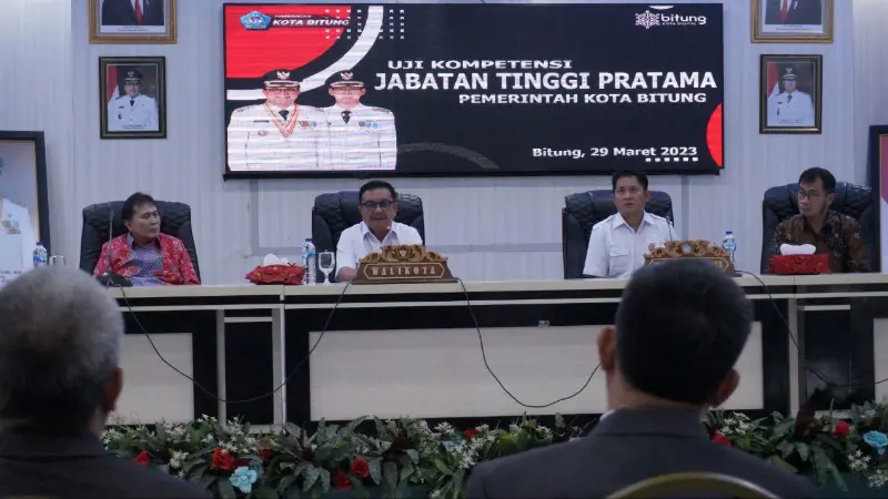 Maurits Mantiri Sentil Pelayanan Digital di Job Fit Pejabat Pratama Bitung