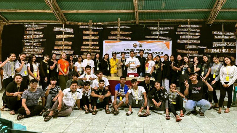 Camping Rohani Cinta Tuhan dan Lingkungan Sukses Digelar OMK Manembo-nembo