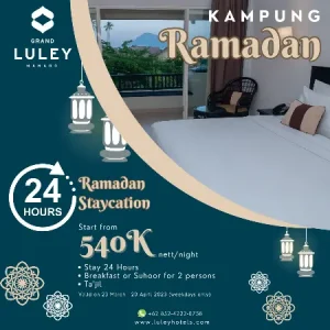Hotel Grand Luley Manado Tawarkan Promo Kampung Ramadan, dari Iftar Hingga Menginap 24 Jam