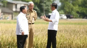 Kemesraan Prabowo – Ganjar Dampingi Jokowi, Sinyal Pasangan Pilpres 2024?