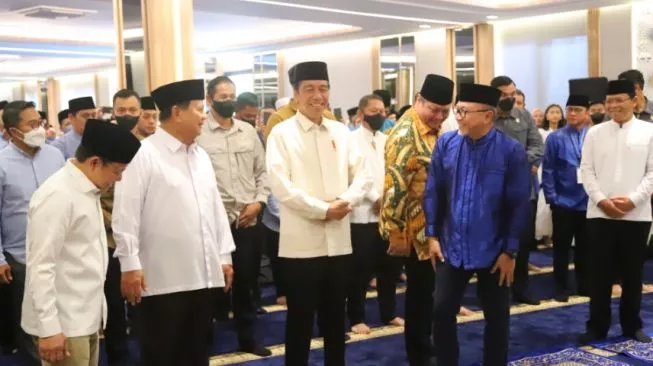 Jokowi dan 5 Ketum Parpol Diskusikan Koalisi Besar, NasDem dan Gerindra-PKB Diajak Gabung KIB