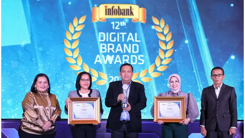 BNI Borong Penghargaan Best Digital Brand 2023
