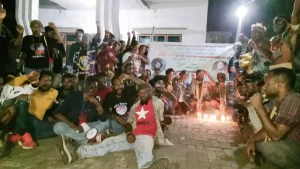KNPB Bersama Mahasiswa Papua Peringati Wafatnya Budayawan dan Musisi Lokal Papua