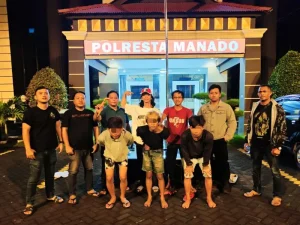 Tak Sampai 12 jam Komplotan Pelaku Ditangkap, Penikaman Penjaga Warung di Paal Dua Manado Dipicu Hal Sepele Ini