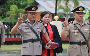 Kapolres Pimpin Sertijab, Ini Daftar Pejabat Baru di Polres Minahasa Selatan