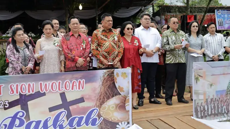 Olly Dondokambey Ajak Masyarakat Tidak Setengah-setengah Melayani Tuhan