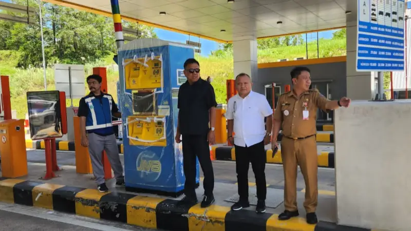 Keren, Olly Dondokambey Bayar Tol Semua Kendaraan Pemuda GMIM yang ke Bitung