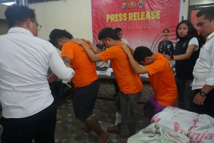 Dor! 3 Pelaku Diamankan Polisi, Kasus Pembunuhan Wanea Diduga Akibat Dendam