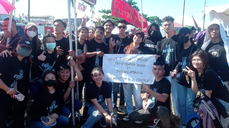 Pemuda GMIM Sentrum Airmadidi Desak Pemerintah Cabut SKB 2 Menteri