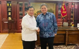 Hari Ini, Airlangga Bertemu Prabowo di Kantor Kemenhan Jakarta