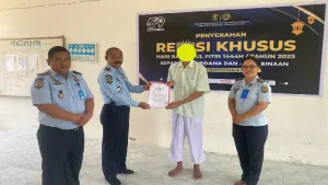 30 Warga Binaan di Lapas Amurang Dapat Remisi Hari Raya Idul Fitri 2023
