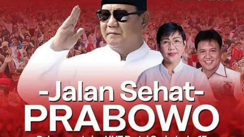 Ribuan Orang Siap Ramaikan Jalan Sehat Prabowo di Langowan