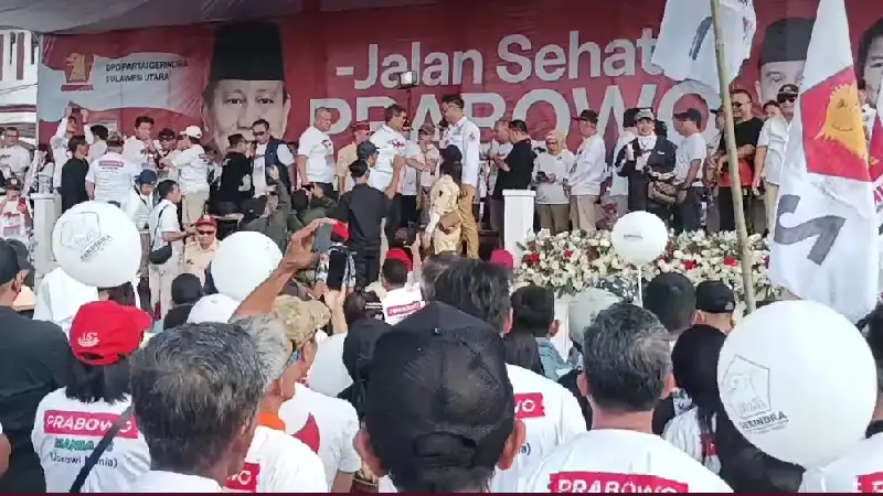 Peserta Antusias Nyanyikan Prabowo Orang Langowan, Meisdy Sigar: Bikin Bangga Manado