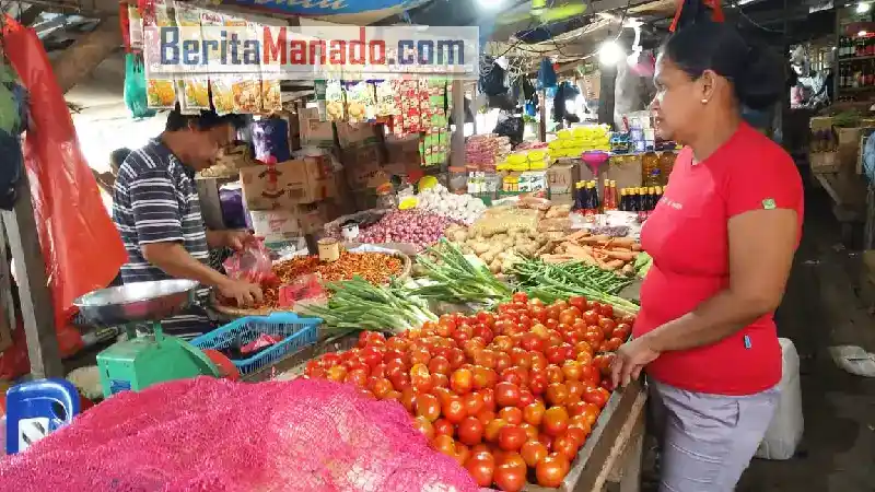 Jaga Stabiltas Harga Bapok, Disperindagnaker Sitaro Rutin Pantau Pasar