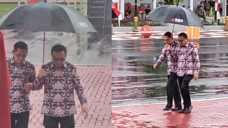 Foto Maurits - Hengky Sepayung di Syukuran Dua Tahun Memimpin Bitung Viral
