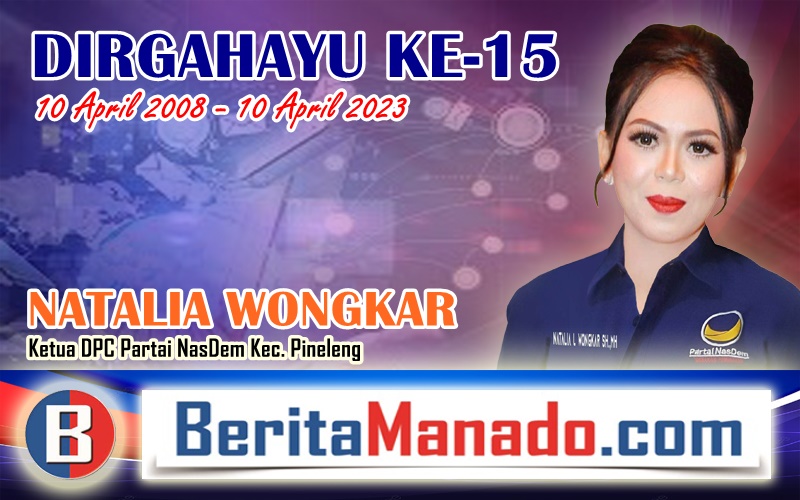 HUT ke-15 BeritaManado.com, Natalia Wongkar: Semoga Terus Menjadi Bagian dari Masyarakat