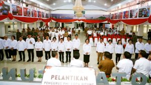 Rita Tangkudung Resmi Nahkodai PMI Bitung, Maurits – Hengky Ingatkan Stok Darah