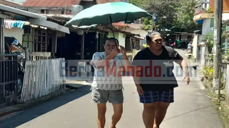 Sinar UV Ekstrim Mulai Dirasakan Warga Manado