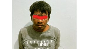 Ini Tampang Udin yang Cekoki Balita dengan Miras Setelah Ditangkap Resmob Bitung