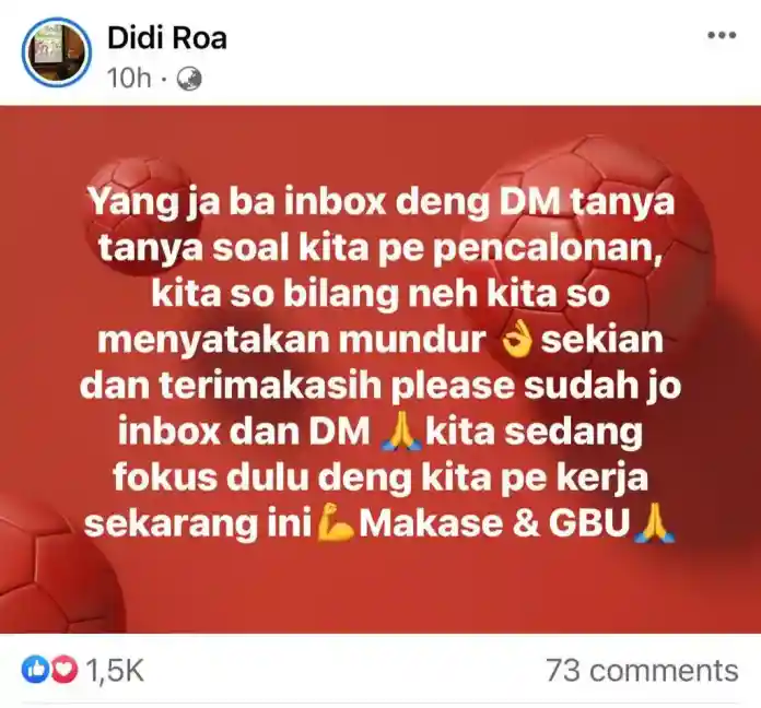 Influencer Didi Roa Dikabarkan Menarik Diri Dari Bacaleg 