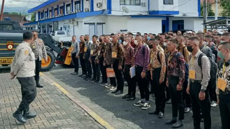 156 Casis Bintara dan Tamtama Polri 2023 Lolos Seleksi di Polres Minsel