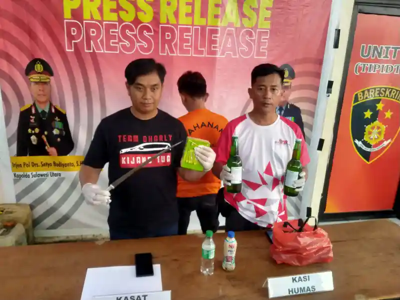 Pesta Miras Dioplos Obat Batuk Berujung Penikaman di Manado, Korban Tewas Kehabisan Darah