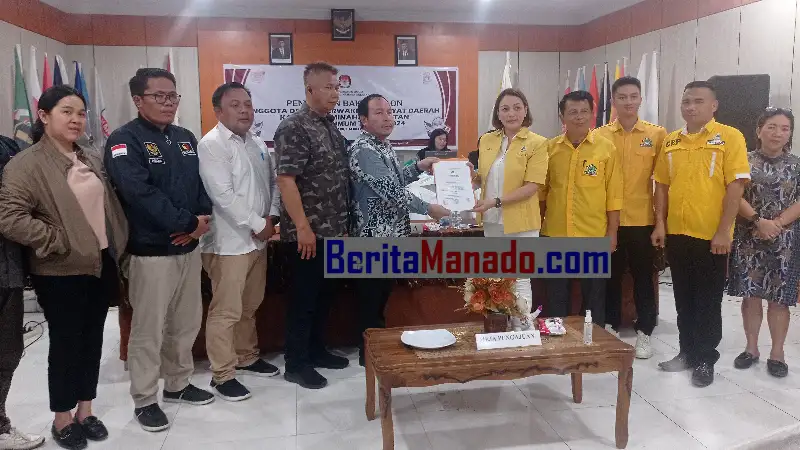 Partai Golkar Daftar ke KPU, Michaela Paruntu: Mari Kita Rebut Kembali Minsel