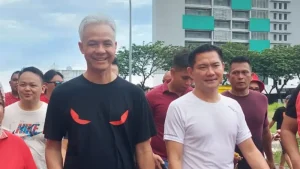 Joune Ganda Jalan dan Ngopi Bareng Ganjar Pranowo di Manado