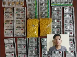 2.150 Butir Obat Keras Ilegal Gagal Beredar di Kota Manado, 1 Terduga Pengedar Ditangkap