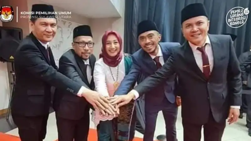 Selamat Bertugas Kenly Poluan Cs, Komisioner KPU Sulut Periode 2023-2028