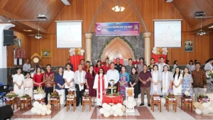 Bupati Franky Wongkar Hadir di Ibadah HUT ke-178 Jemaat GMIM Syaloom Lelema