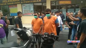 Dor! 2 Pencuri Berhasil Dilumpuhkan Resmob Manado, Uang Persembahan Gereja Nyaris Raib Bersama Motor
