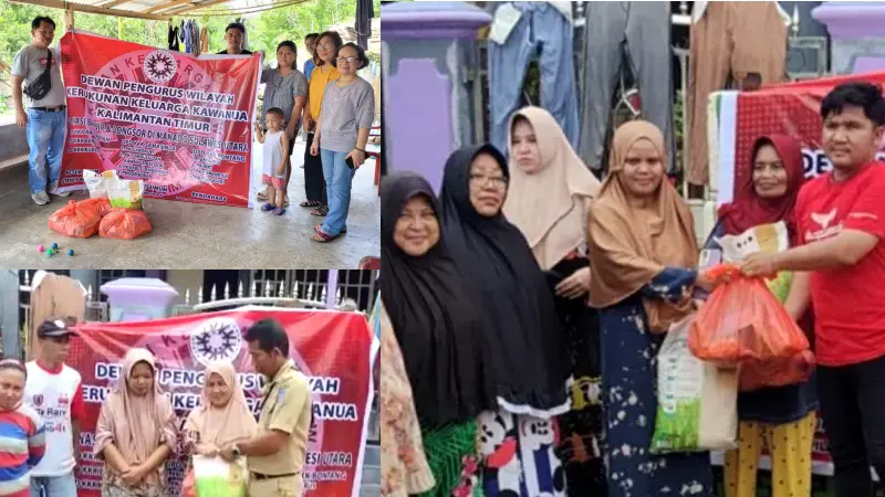 Peduli Kasih Tou Kawanua Kalimantan Timur untuk Warga Manado