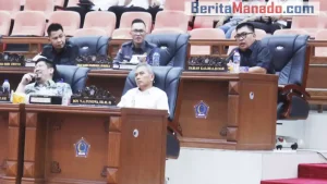 Interupsi Fabian Kaloh Buat Riuh Paripurna Pengumuman PAW Pimpinan DPRD Sulut