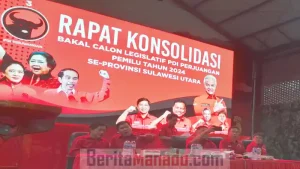 PDIP Sulut Satu Komando Tegak Lurus Dalam Pemenangan Capres Ganjar Pranowo