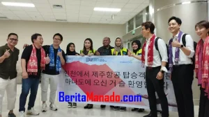 Rute Incheon-Manado Jadi Hadiah Olly Dondokambey untuk Sulawesi Utara