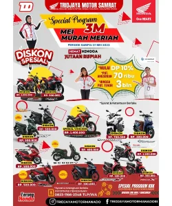 Bisa Hemat Jutaan Rupiah di Mei Murah Meriah, Spesial dari Tridjaya Motor Samrat