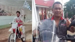 Selamat Jalan Legenda Motocross Indonesia asal Sulut, Edy Sumampouw