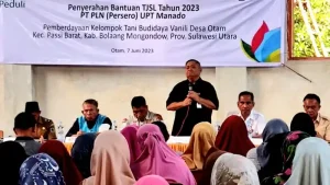 Petani Vanili Desa Otam Terima Bantuan TJSL, Firasat Mokodompit: Sejalan dengan Semangat Olly Dondokambey